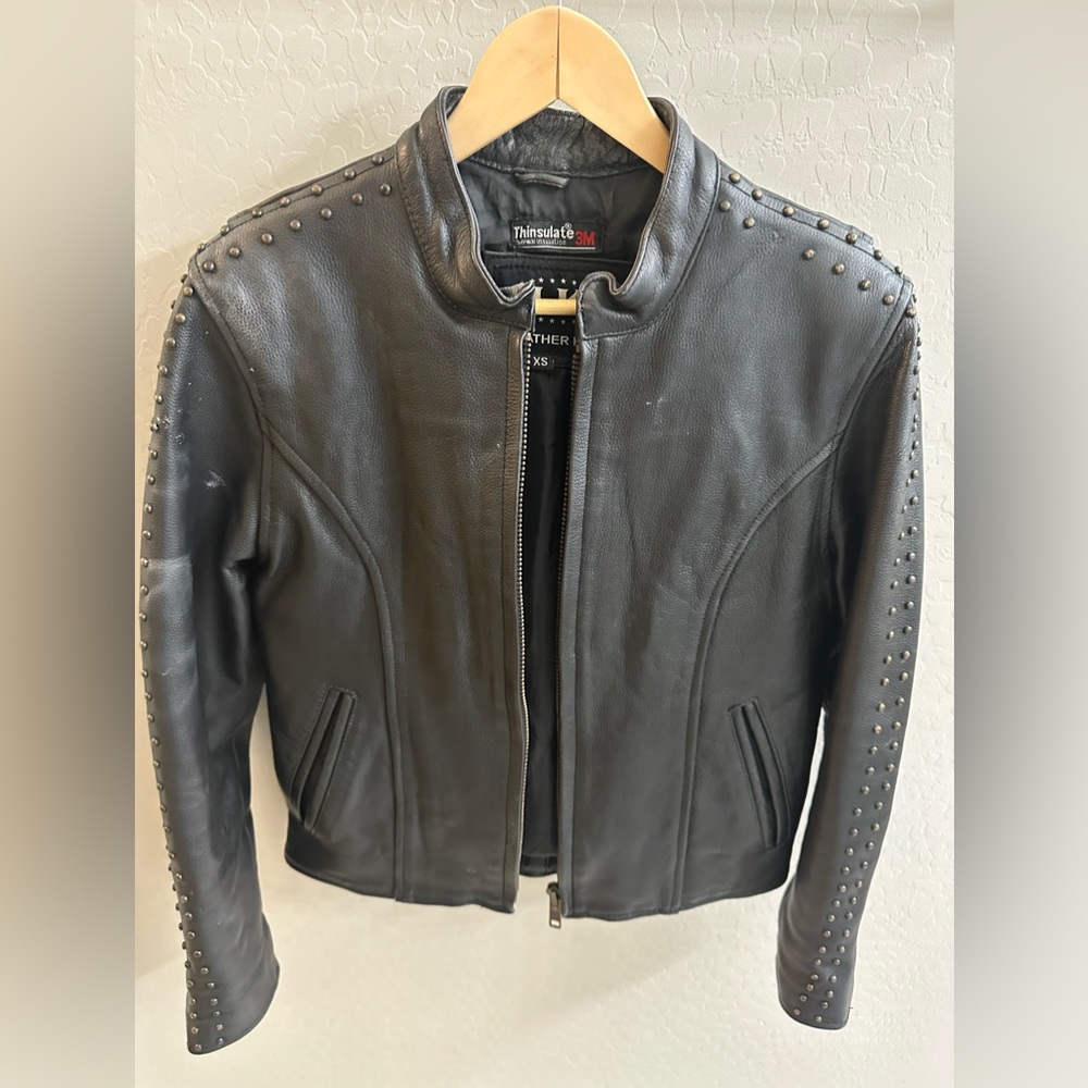 Leather King Thinsulate Women’s Leather Jacket Size XS